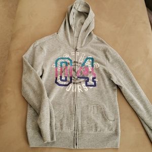 Justice Zip Up Hoodie size 14